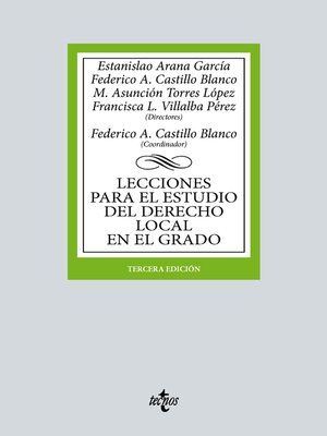 cover image of Lecciones para el estudio del derecho local en el grado